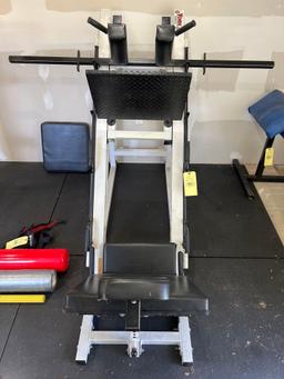 York Barbell Hack Squat and Leg Press Machine