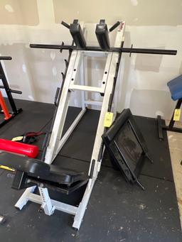 York Barbell Hack Squat and Leg Press Machine