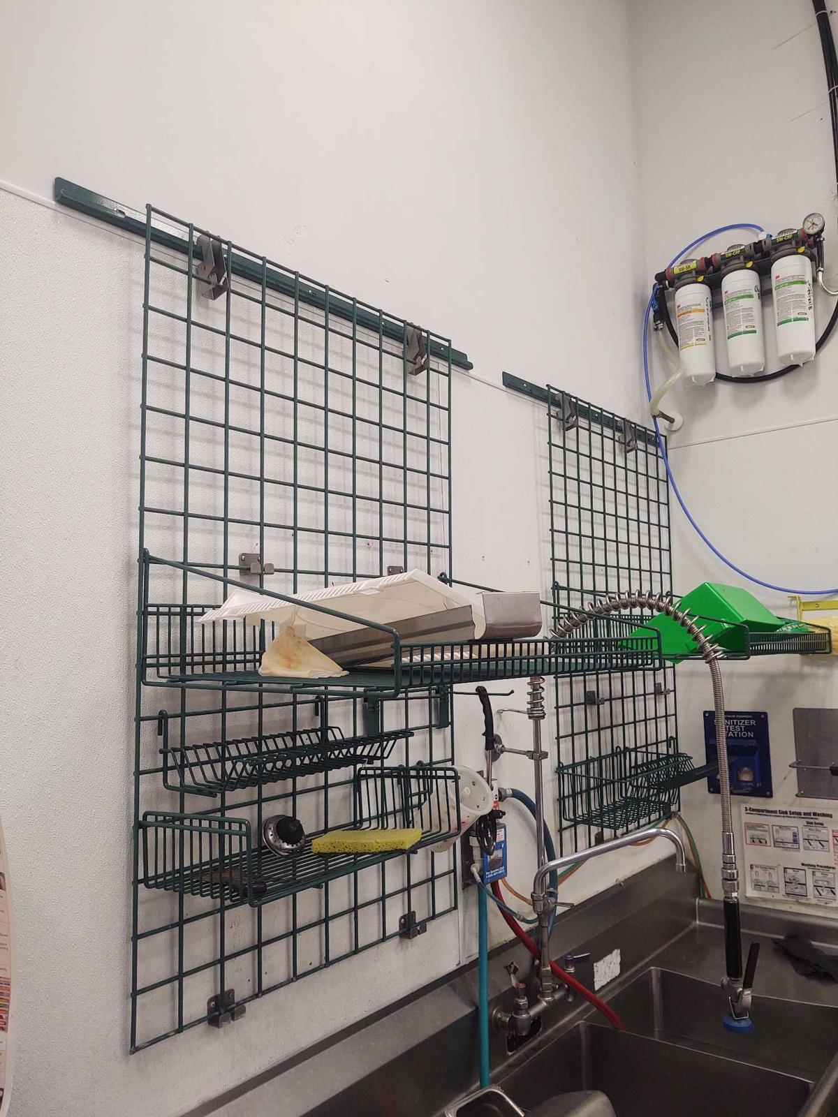 Antimicrobial Coated Wall Shelving