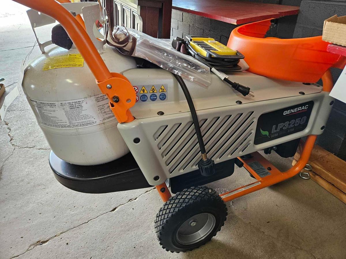 Generac LP3250 generator, LP, used very little Proxibid