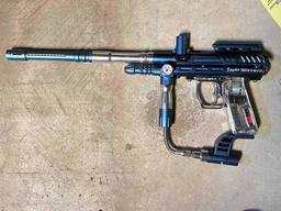 Spyder Electra DX paintball gun with box and misc accessories