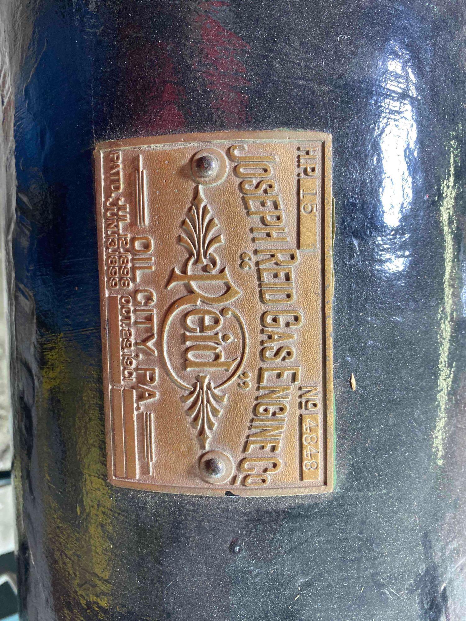 Joseph Reid Gas Engine Co. 15HP Hit And Miss Engine
