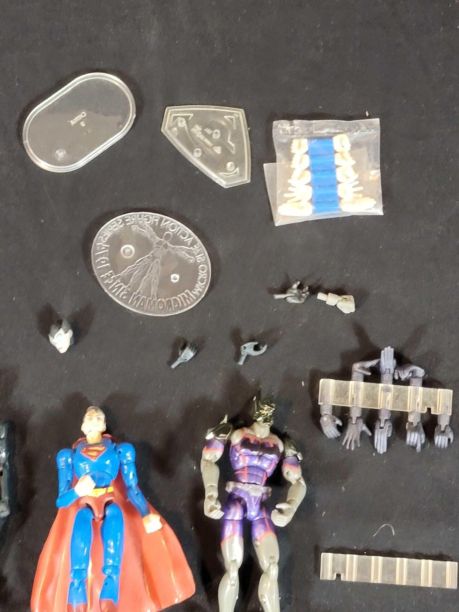Microman DC Superheroes Batman Superman Takara