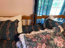 (2) Twin beds with 2 dressers with mirrors, 2 night stands