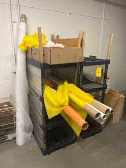 Assorted Fine And Corse Mesh - Plastic Shelves