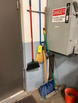 Brooms and Shovel