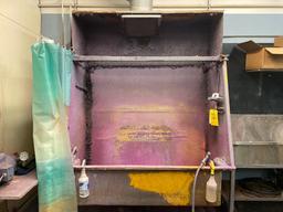 Back Lit Paint Booth