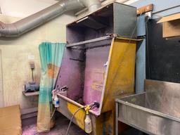 Back Lit Paint Booth