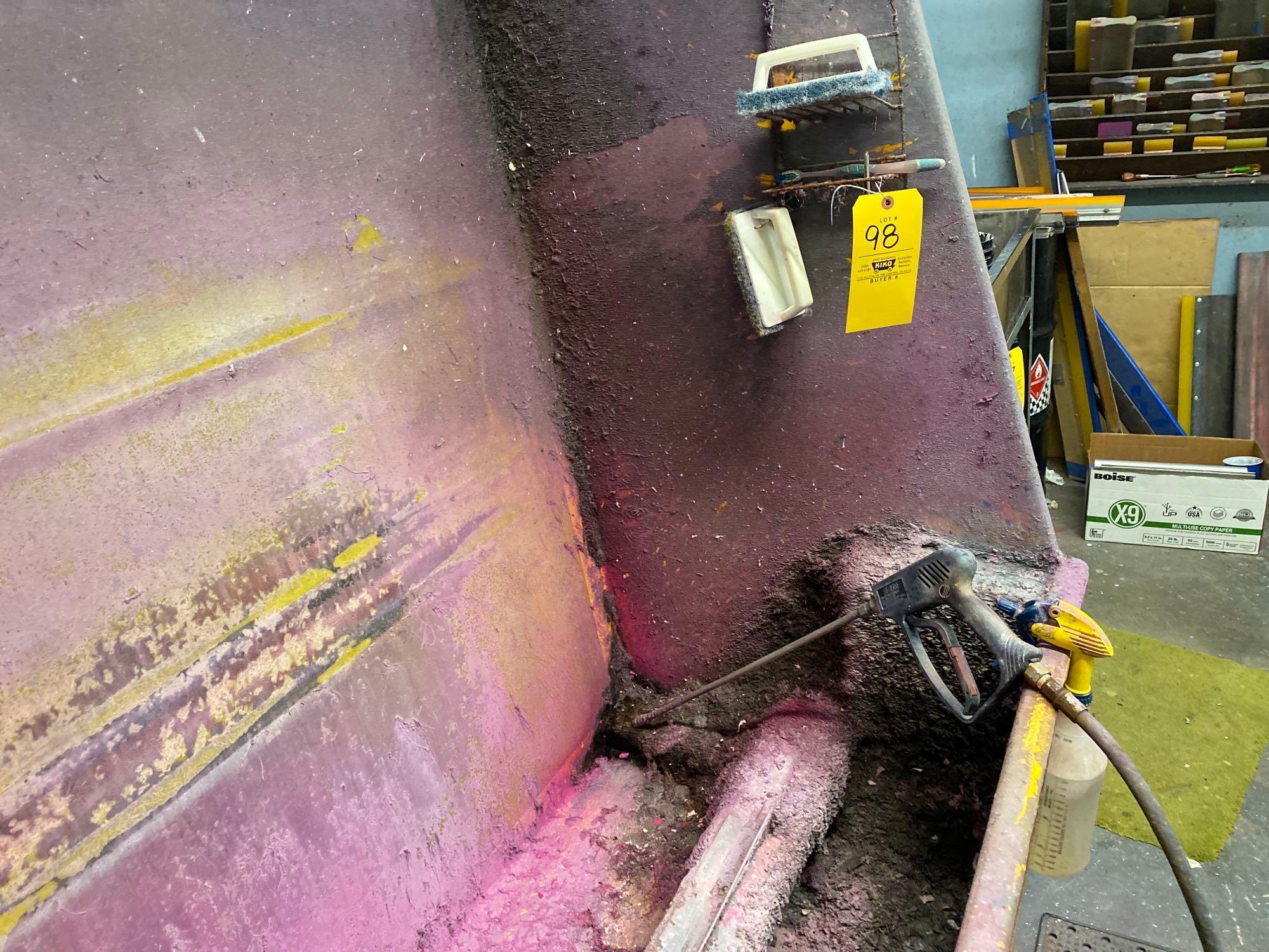 Back Lit Paint Booth
