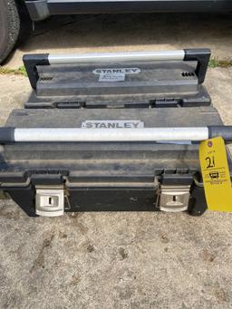 (2) Stanley Boxes With some tools
