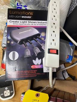 DVDs - power strips - misc