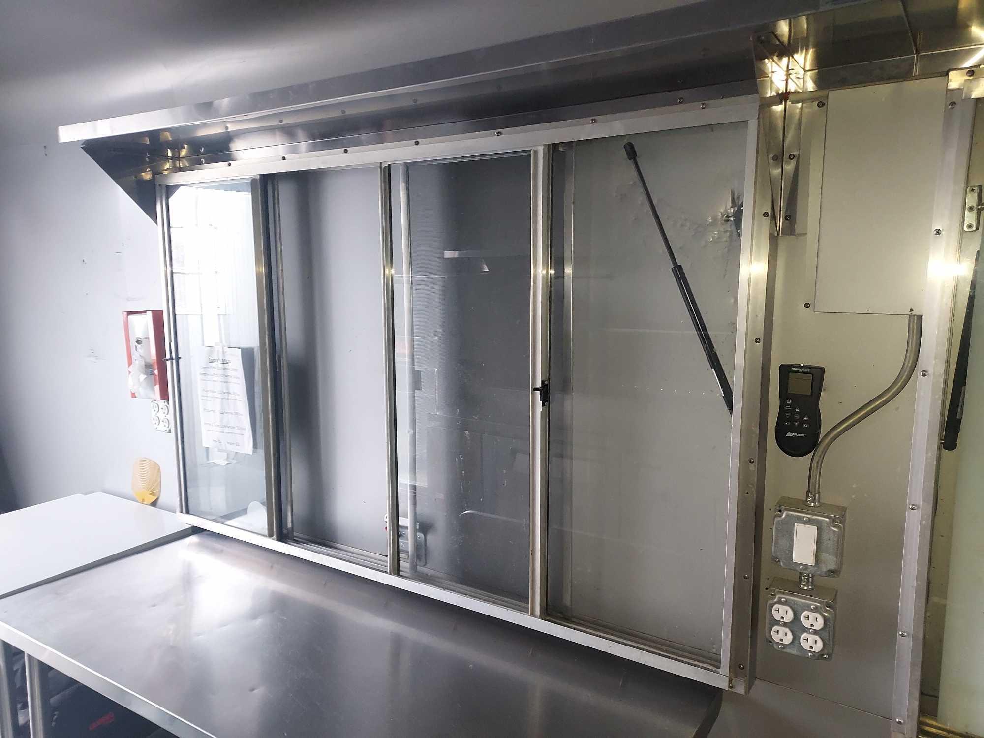 2017 Concession Nation Custom 28 Foot Pizza / Food Trailer w/ Built-In Wood Burning Pizza Oven