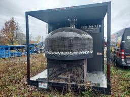 2017 Concession Nation Custom 28 Foot Pizza / Food Trailer w/ Built-In Wood Burning Pizza Oven