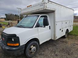 2005 GMC Savana box van work body, runs