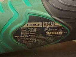 Hitachi G12SR3 4.5" Disc Grinder & Toolbox