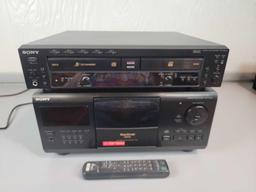 Sony Mega Storage CD Compact Disc Player CDP-CX250 + RCD-W5000