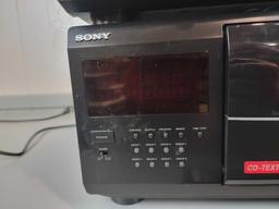Sony Mega Storage CD Compact Disc Player CDP-CX250 + RCD-W5000