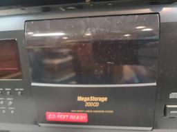 Sony Mega Storage CD Compact Disc Player CDP-CX250 + RCD-W5000