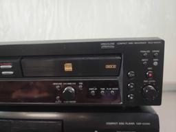 Sony Mega Storage CD Compact Disc Player CDP-CX250 + RCD-W5000