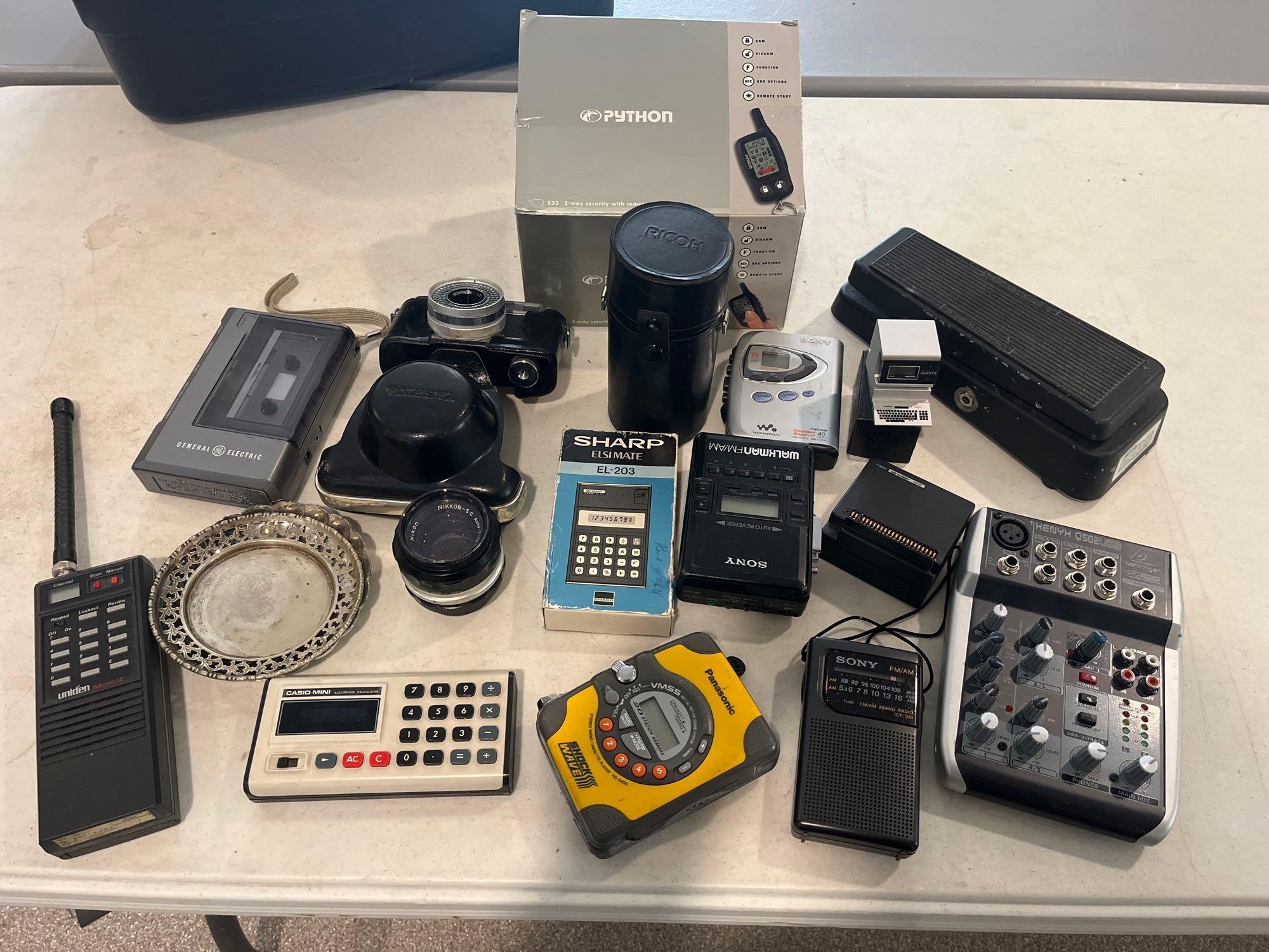 Sony Walkman, Python auto alarm & remote starter, | Proxibid