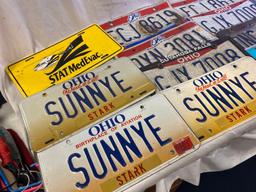 Assortment Of Ohio License Plates