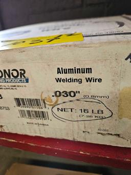 Spool of alum welding wire