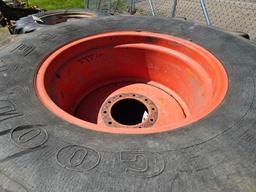 Pair of tractor tires, goodyear, 23.1 x 30