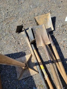 Tamper, shovels, tools