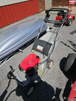 Honda push mower with bagger