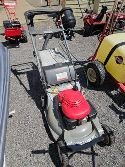 Honda push mower with bagger