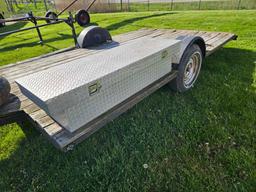 8 x 12 utility trailer with tool box