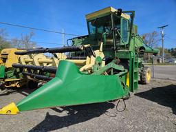 John Deere turbo 7700 combine, diesel, runs