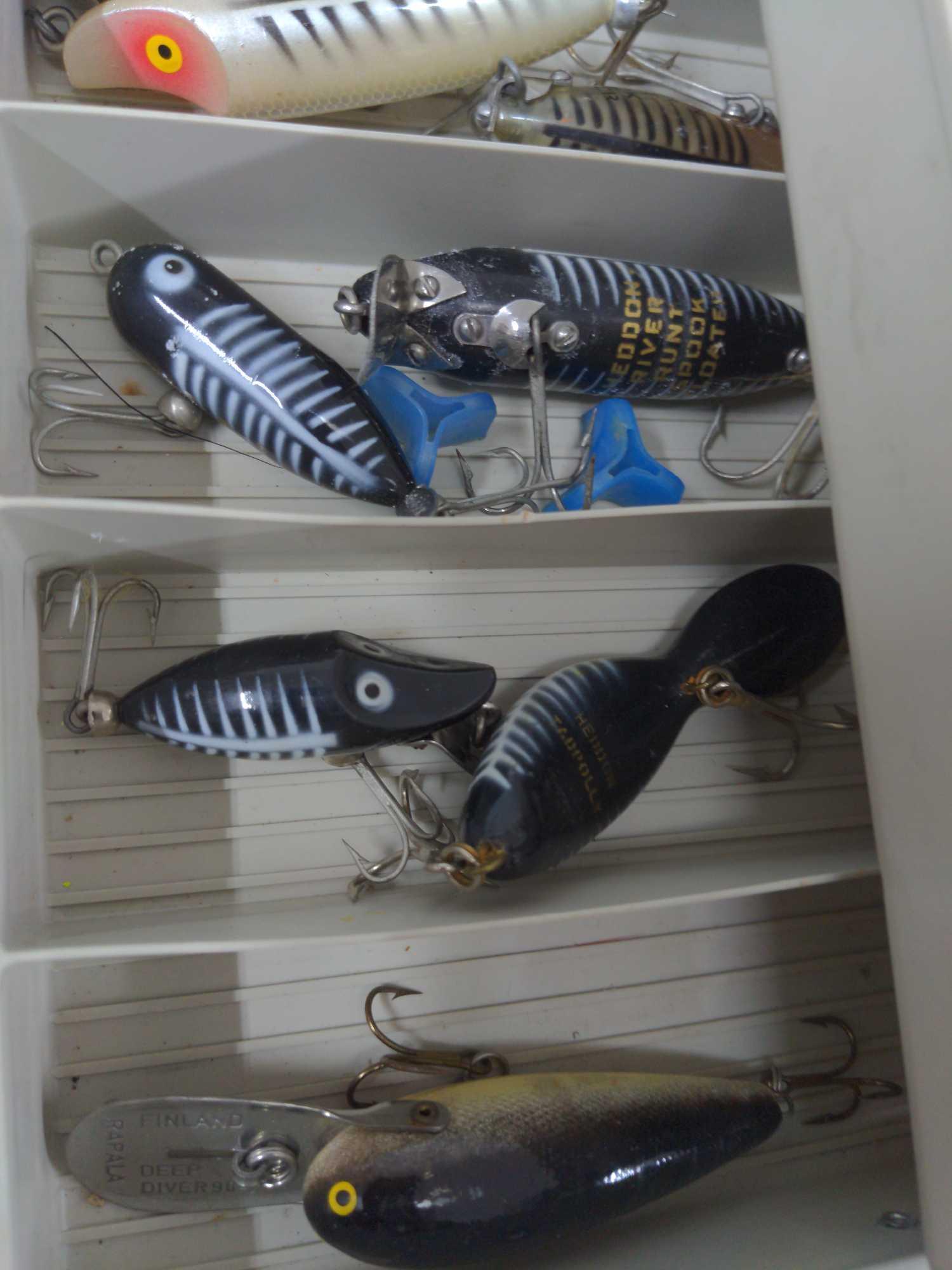 Huge Tackle Box full of Vintage fishing lures