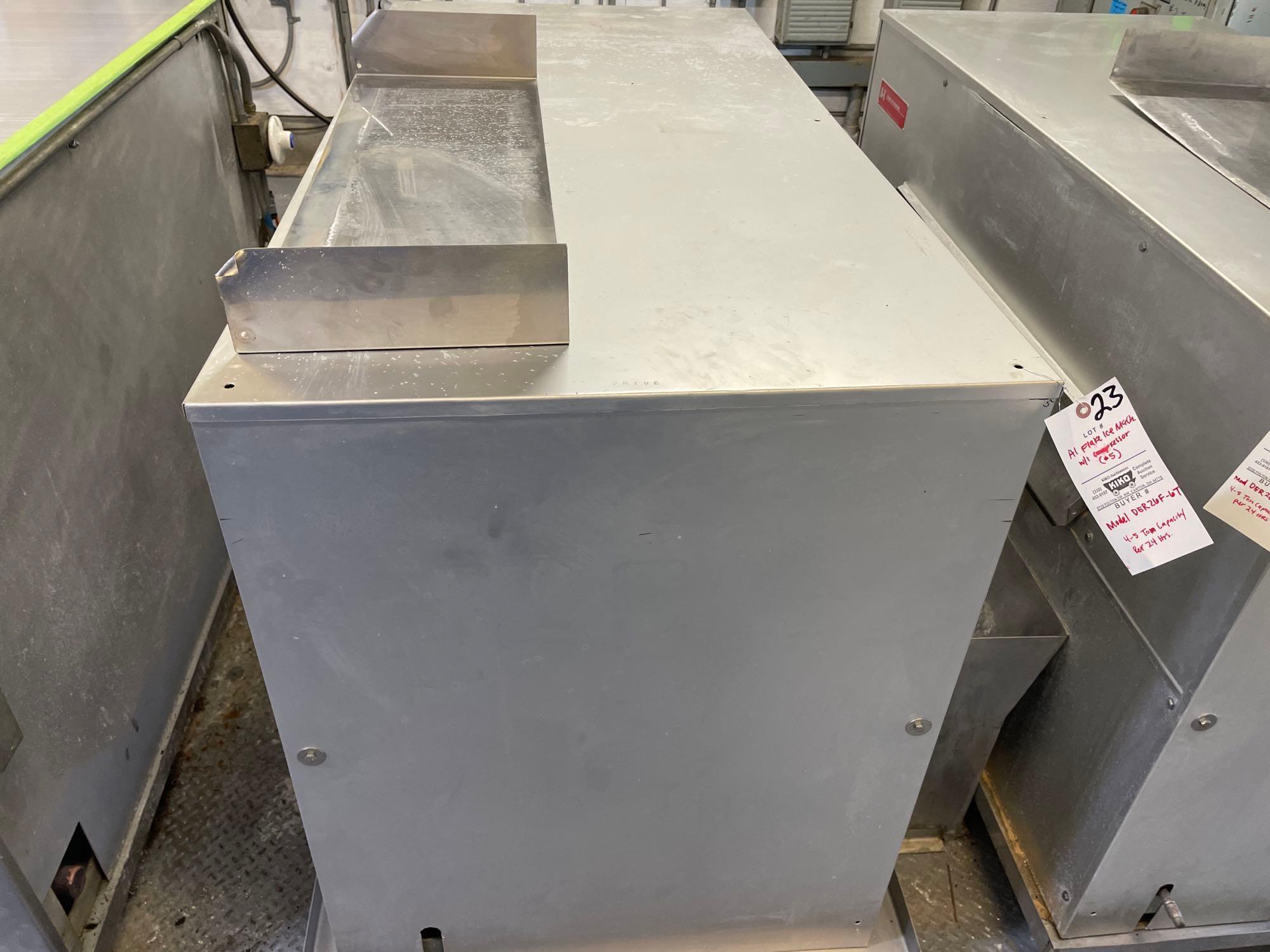 A1 flake ice machine, model DER26F-6T, with Grasso compressor