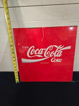 Enameled Coca Cola Sign