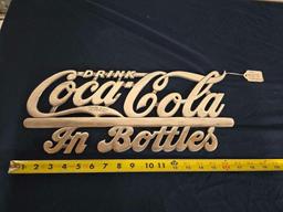 Cast Coca Cola Sign
