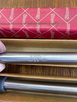 (2) Starrett Measure Rods 16 and 17inch