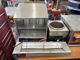 Nemco Hot Dog Wamer and Cookers with Desk