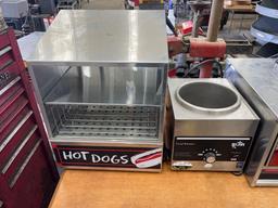 Nemco Hot Dog Wamer and Cookers with Desk