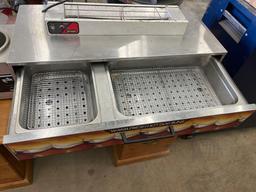 Nemco Hot Dog Wamer and Cookers with Desk
