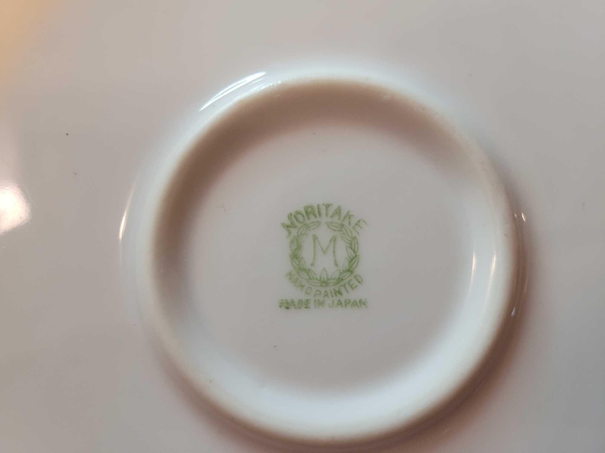 Antique Noritake and German baby feeding dishes