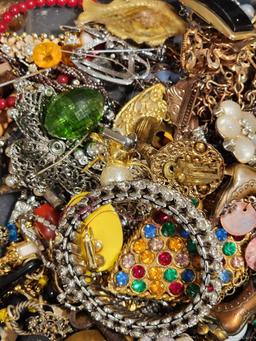 Costume Jewelry and Craft Box Lot