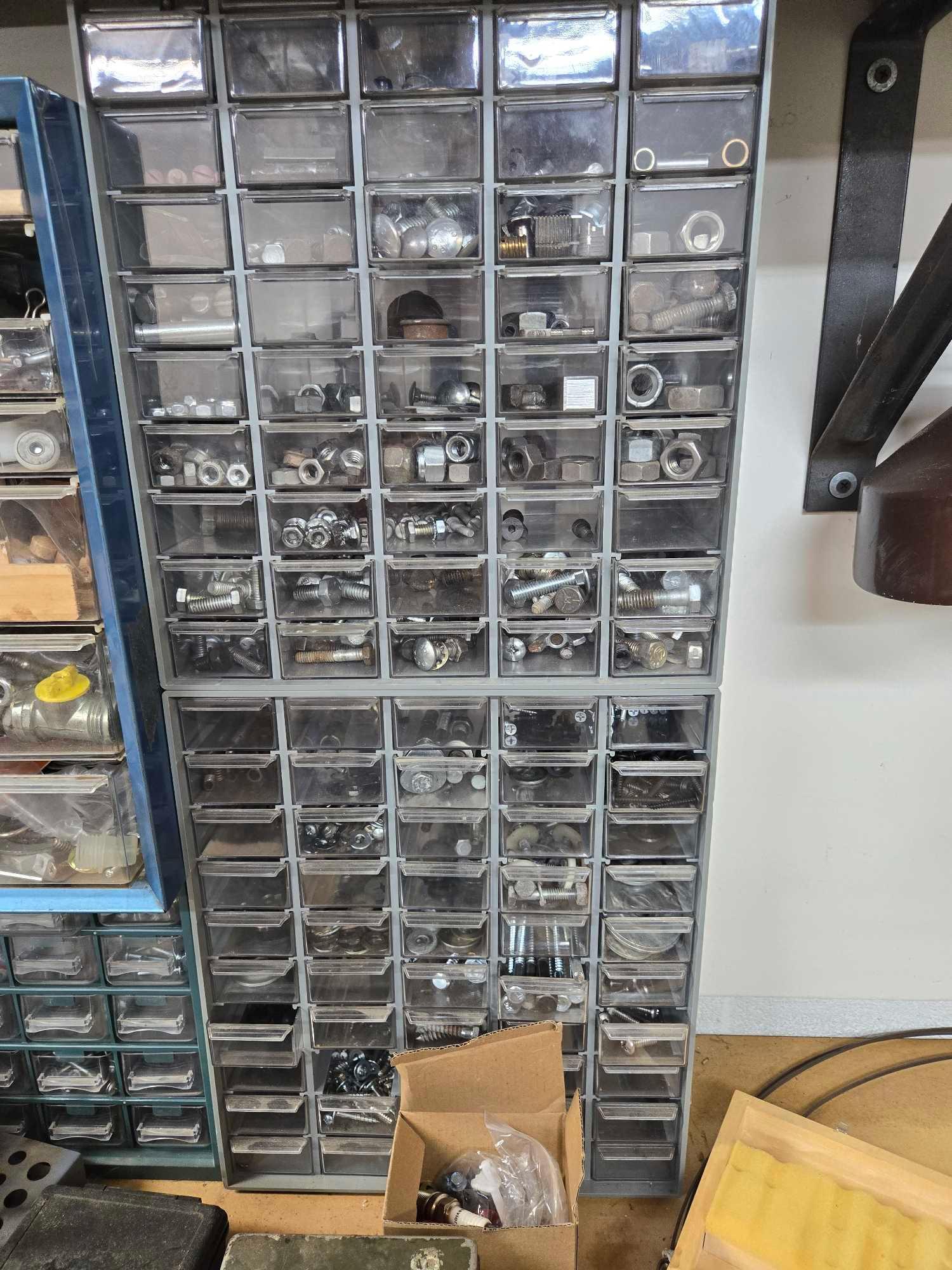 Assorted Forsner Drill Bits, Drill Bits, Organizers & Hardware