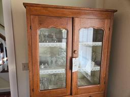 Antique Oak Pie Safe/ Cabinet