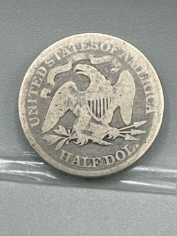 1876 Seated Half Dollar