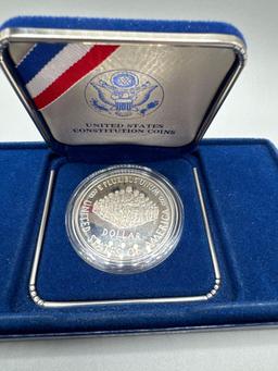 1987 United States Constitution Silver Dollar