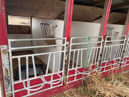 6 pen calf barn on skid