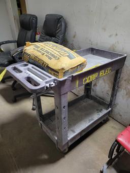 Plastic Cart, 80lb Bag Concrete