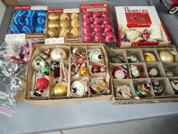 Vintage Christmas decor Items, Ornaments Shiny Bright,