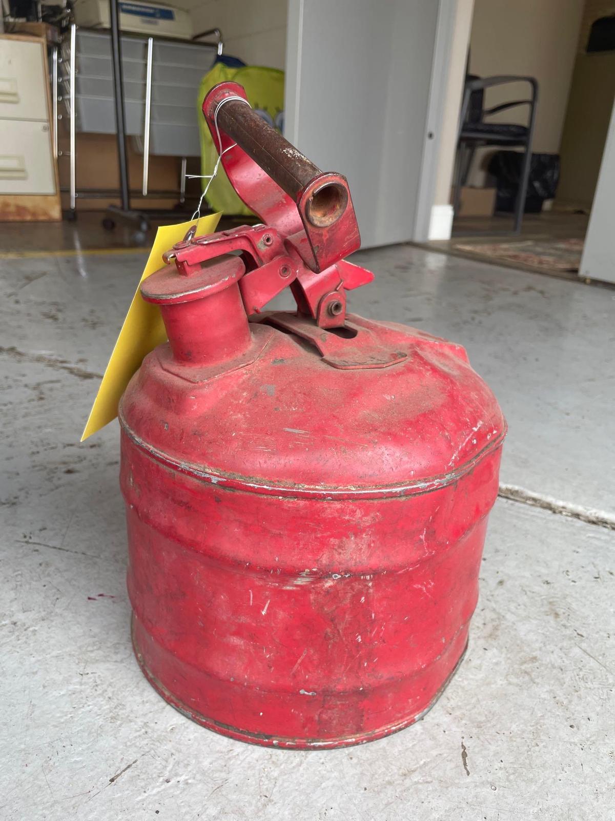 Vintage Metal Fuel Can